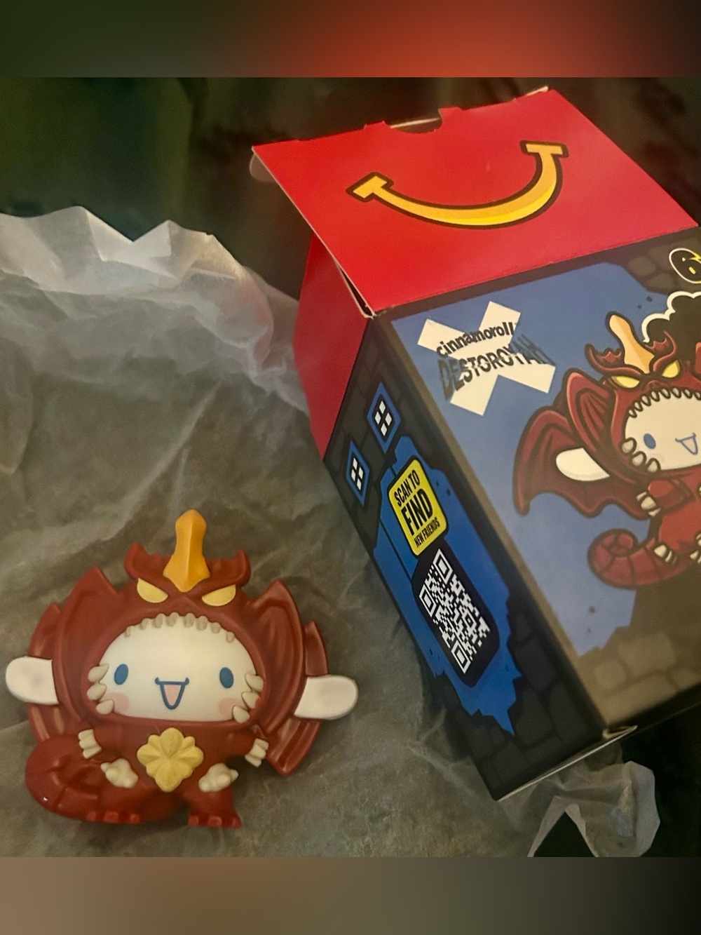 Cinnamoroll x Destoroyah hello Kitty Godzilla Collab